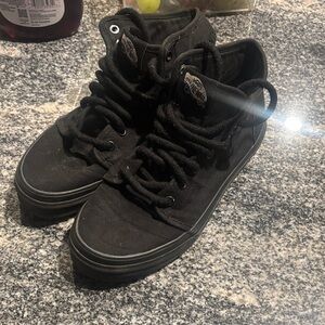 Vans Kids Black Sneakers